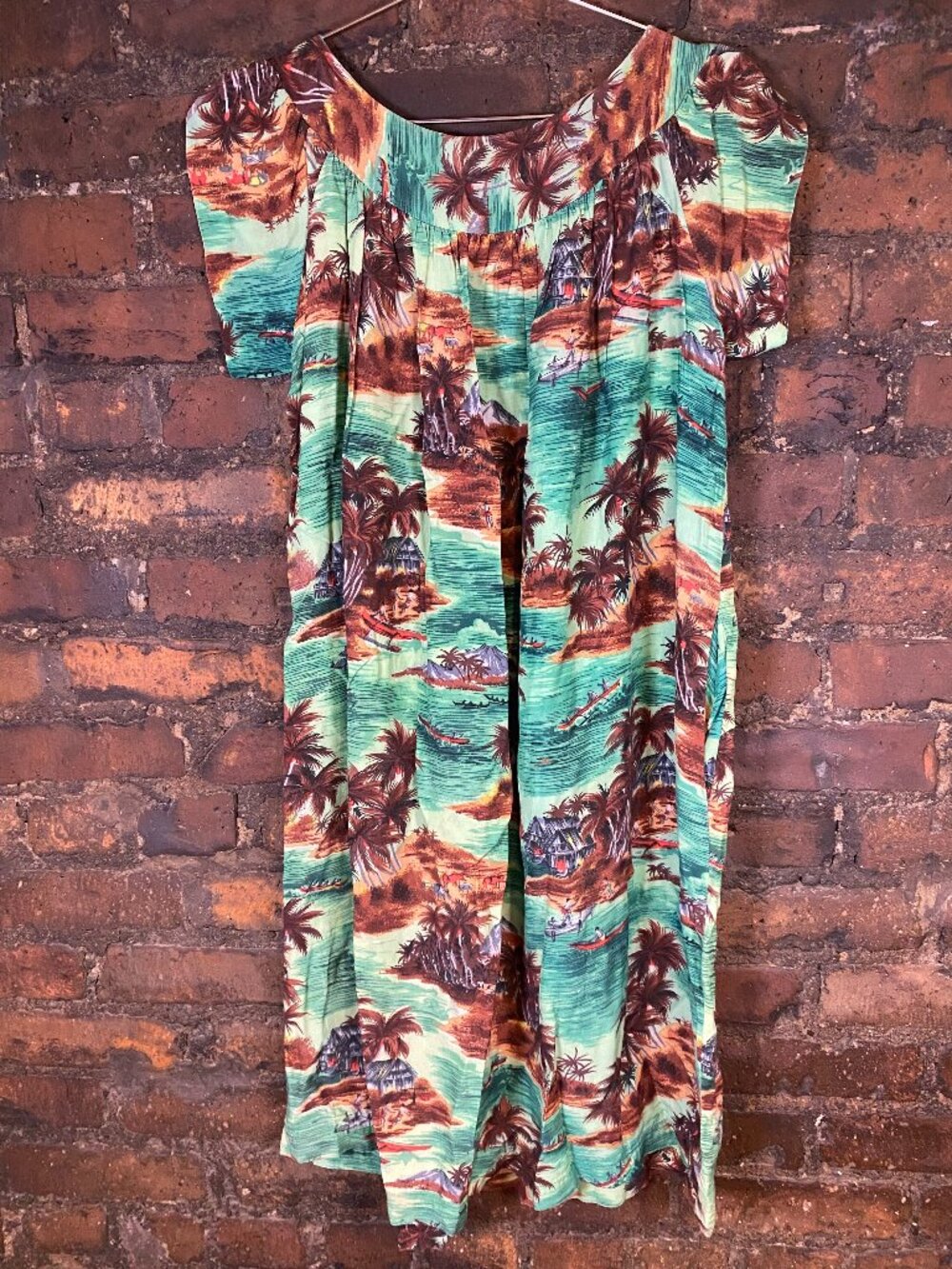 1960's True Vintage Hawaiian Dress Made in Hawaii
